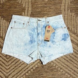 BRAND NEW! Levi’s Women’s 501 Original Shorts, Scribble Down Shorts